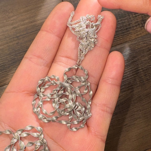 Italy 925 Sterling Silver  Necklace Set - Picture 12 of 12